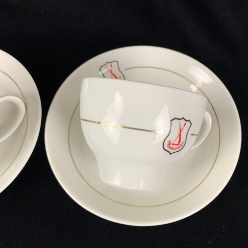 Maritzburg College South Africa 2 Tea Cup and Saucer Sets Huguenot Restaurant - Picture 3 of 11