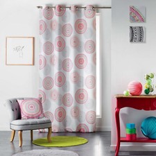 Douceur d'Interieur 1-panel studded furniture curtain 140x260 cm 3339