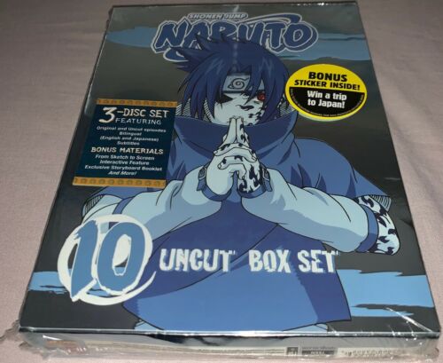 Naruto Limited Edition Box Set 10 of 16 DVD R1 BoxSet TV L.E. Anime Eng Dub 2006