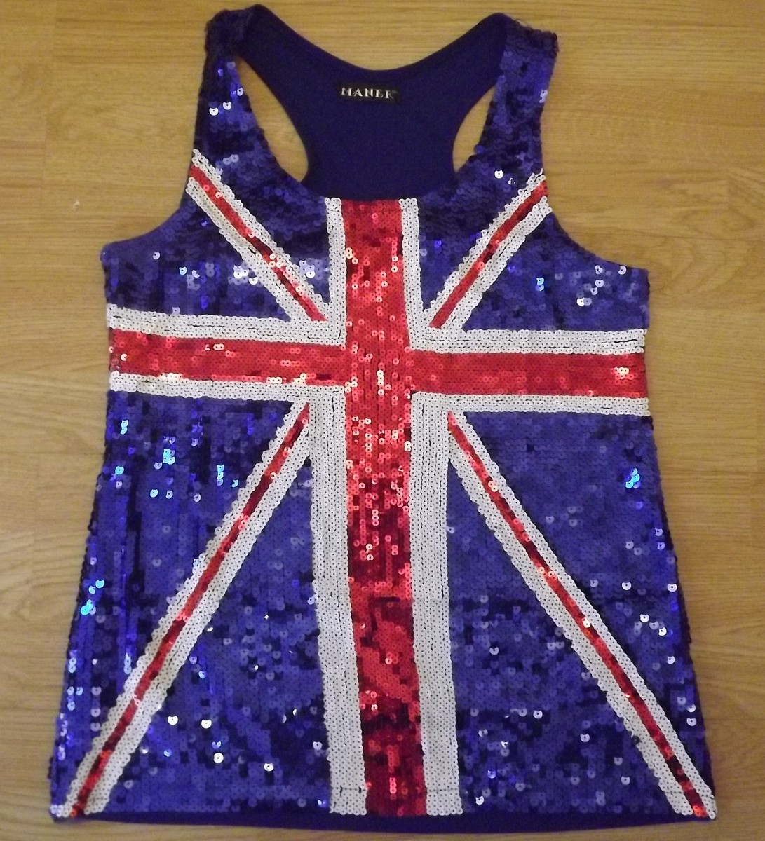 Sparkly SEQUINNED Union Jack dress - UK 8/10 small fitting BRITISH Flag |  eBay