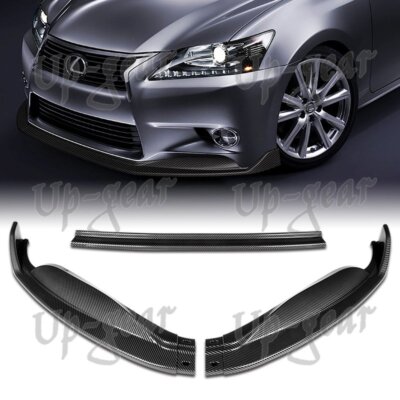 For 2013-2015 Lexus GS350 GS450h Base Carbon Look Front Bumper
