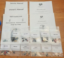 Luxman M-4000 amplifier rebuild restoration Capacitor Kit repair rebuild