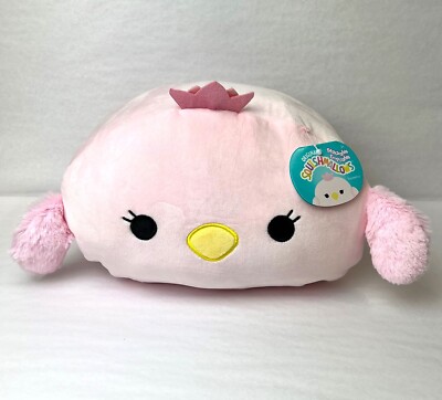 SQUISHMALLOWS 8 Inch Lilith The Pink Bird - Super Soft Plush Toy & Pillow Pal