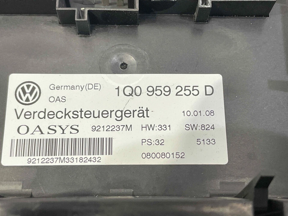 Centralina capote centralina modulo capote azionamento tetto VW Eos 1F 1Q0959255D - Immagine 3 di 3
