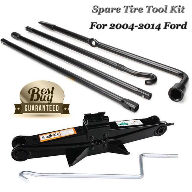 For20042014 Ford F150 Spare Tire Jack Tool Kit Pack With Case+2Ton