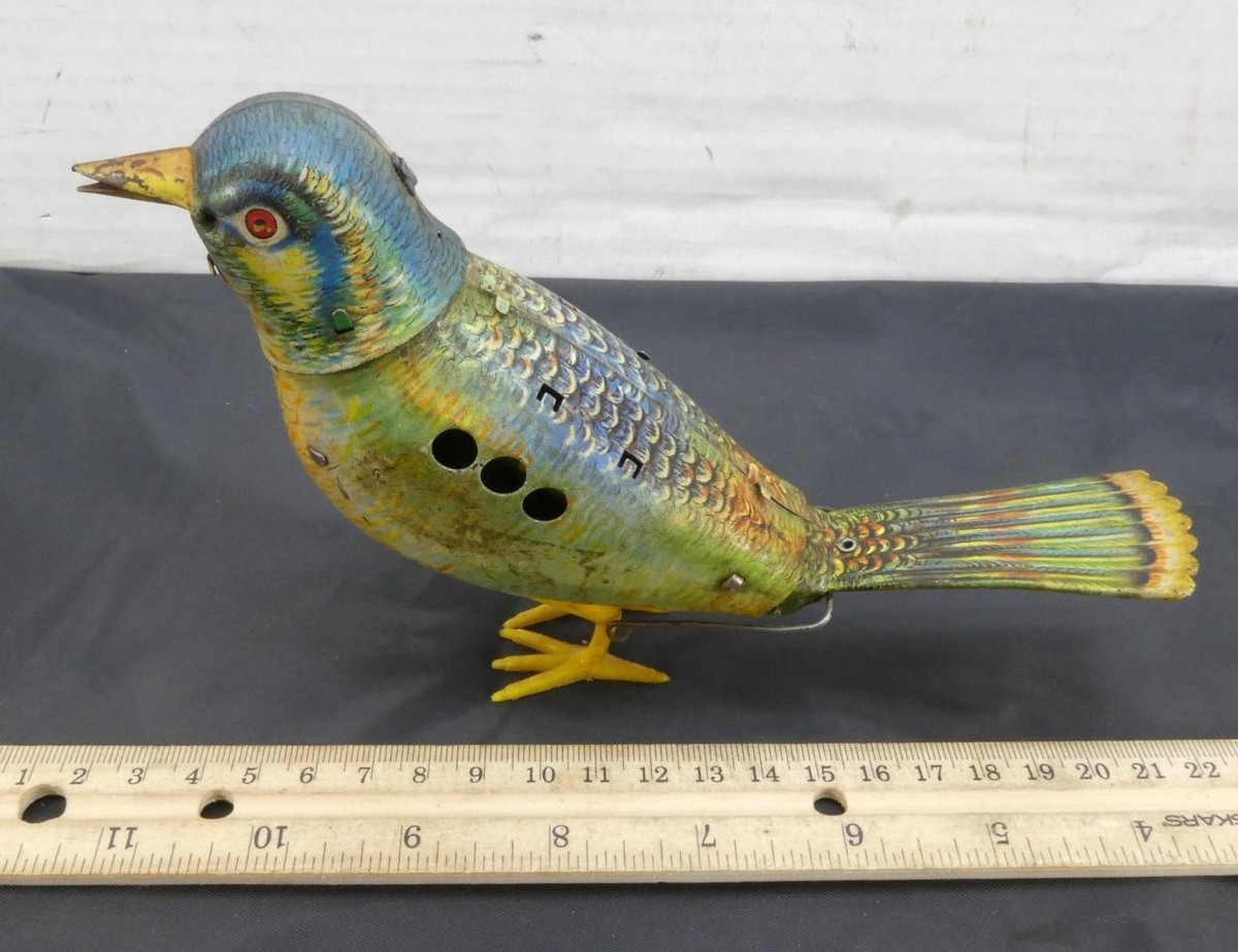 VINTAGE GERMANY KOHLER TOY BIRD BY GES GESCH Wind Up Parts