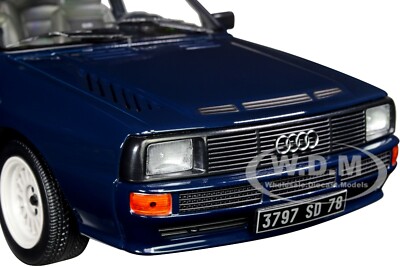 1985 AUDI SPORT QUATTRO COUPE DARK BLUE 1/18 DIECAST MODEL