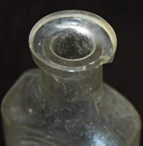 J.A. ERHART PHARMACISTS LA CROSSE WIS. embossed medicine bottle v. 1894 - Picture 3 of 5