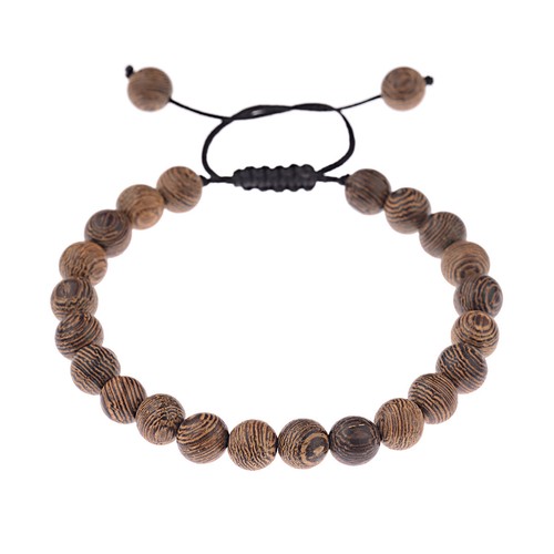 Hot Men Natural Wood Beads Cross Bracelets Onyx Meditation Prayer Bead Bracelet - Picture 13 of 34