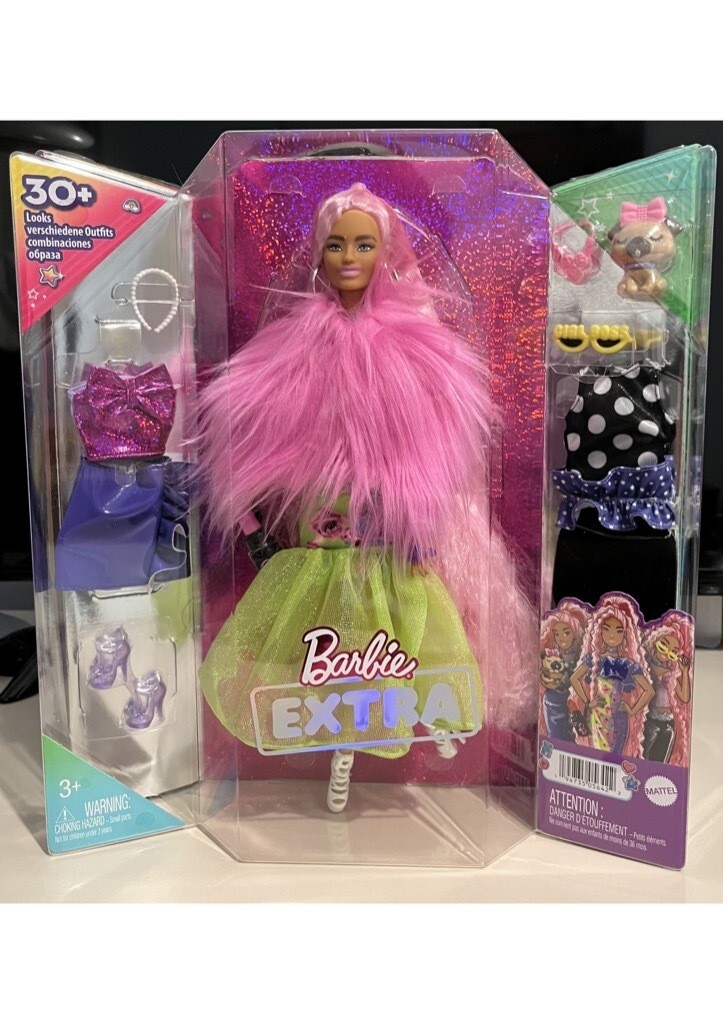 BARBIE Bambola 30cm con Cucciolo Cane Serie EXTRA Mattel HGR60 ORIGINALE