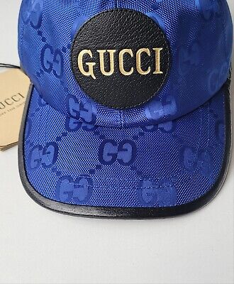 Gucci Blue Black Hat Baseball Cap S 57cm Off The Grid Unisex Gucci Blue Black Hat Baseball Cap S 57cm Off The Grid Unisex
