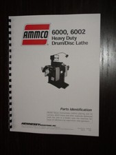 Ammco Model 6000 6002 Brake Lathe Parts Manual