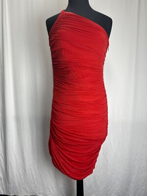open lace back dress Dress Party Short By Armani Exchange In Orange, Size: 0 main image 1