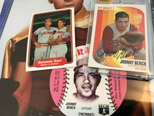 Johnny Bench auto /6 signed HERITAGE 2016 Topps Archives Signature autograph SP 