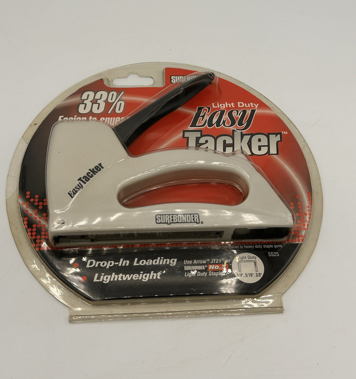 Stapler Surebonder Light Tacker Staple Gun Lightweight Easie