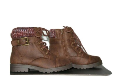 NIB SUGAR Ashlee brown boots for girls size 8M