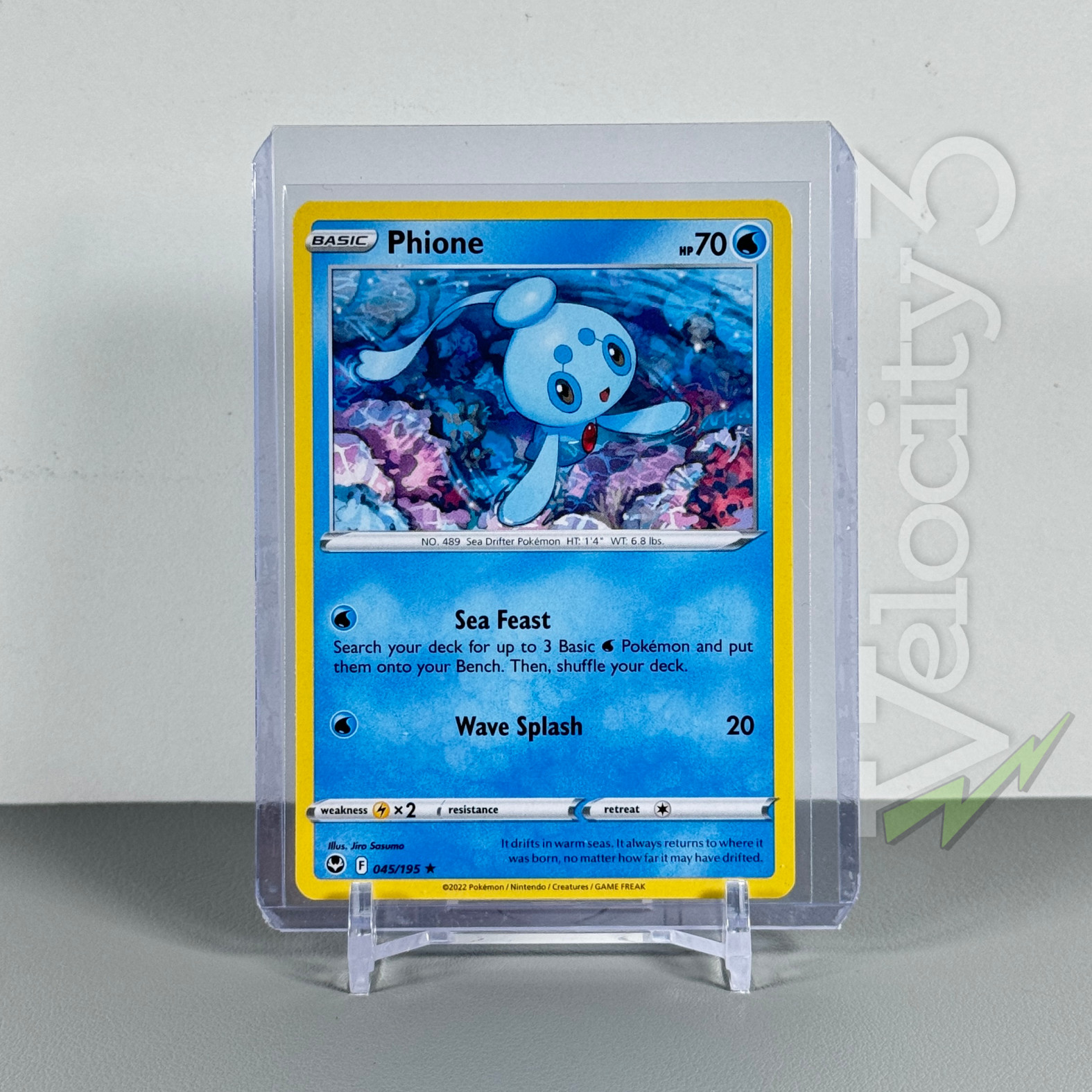 Pokemon TCG Card - Phione 45/195 Rare | Silver Tempest (2022) NM/Mint