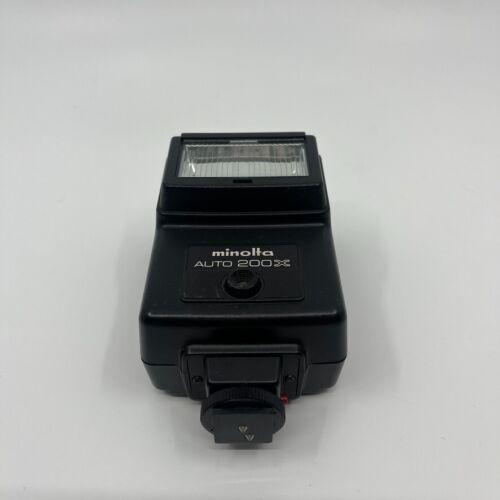 Minolta Auto 200X Shoe Mount Flash Camera Attachment  - Afbeelding 1 van 13