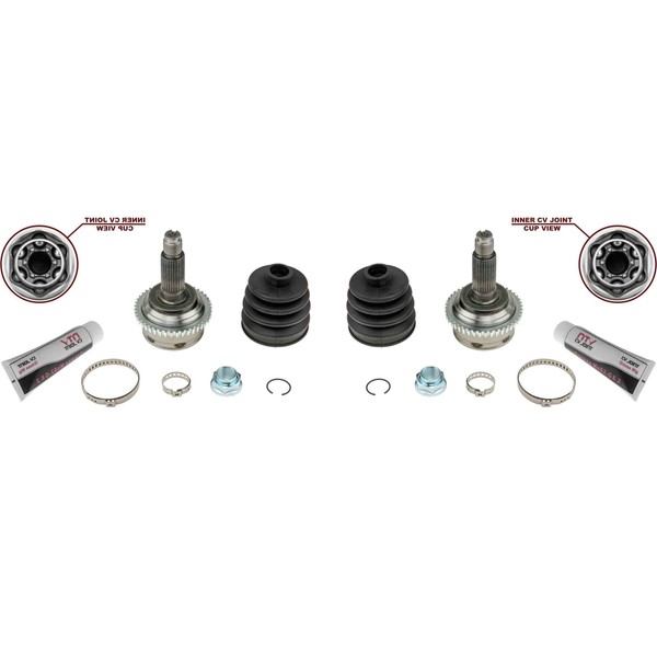 2X NTY Gelenksatz Antriebswelle Vorne FüR Mazda 6 Station Wagon GY 1.8 2.0 GG-image