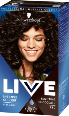 2x Schwarzkopf Live Intense Colour 880 Tempting Chocolate 