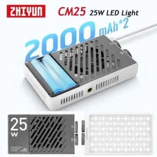ZHIYUN CM25 25W Bi-color On Camera Video Light 2700K-6200K LED Pocket Fill Light