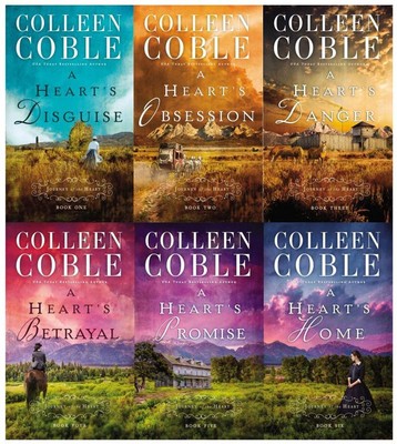 Colleen Coble JOURNEY OF THE HEART Series Collection Set of PAPERBACKS ...