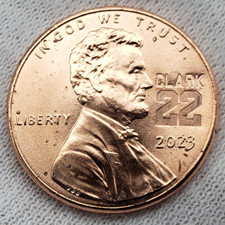 Caitlin Clark Coin #22 Indiana Fever Memorabilia Penny 2023