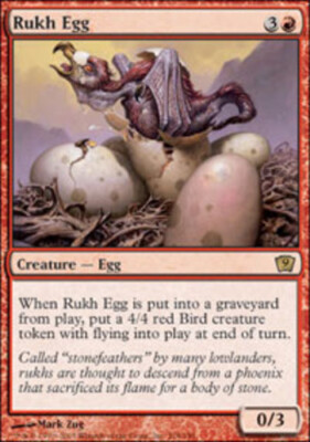 MTG - Rukh Egg - 9th Edition - NM, English Magic FLAT RATE SHIP
