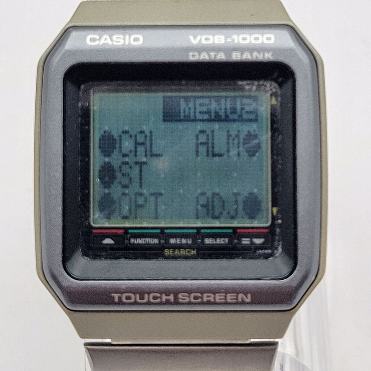 Casio VDB-1000 Data Bank First Touch Screen Watch Functions Casio VDB-1000 Data Bank First Touch Screen Watch Functions