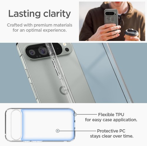 Case For Google Pixel 9 Pro XL Pixel 9 Pro Clear Soft Silicon Shockproof Cover - Picture 5 of 17