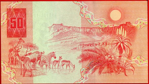 SUDAFRICA 50 RAND nd 1984 1990 P 122b UNC spedizione gratuita da 100$ - Foto 3 di 3