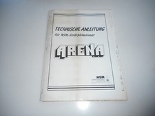 Anleitung für NSM Löwen Geldspieler Arena Bj. 1989