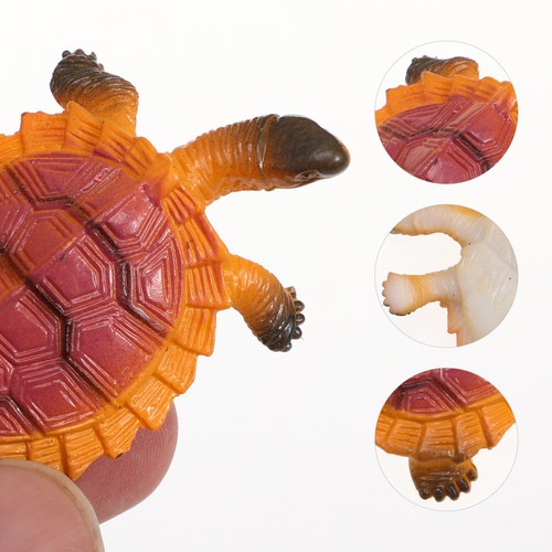 8PCS Turtle Model Sea Creature Figurine Small Turtle Toys Kids Marine Turtle Toy