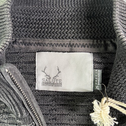 Salute by LevelWear NHL Quarter Zip Pullover Struktur Strickpullover grau XL - Bild 5 von 10