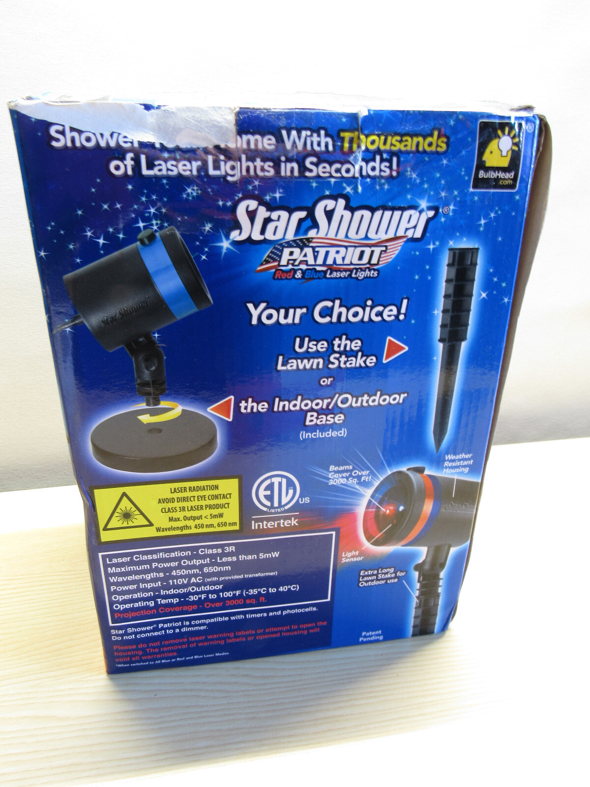 Star Shower Patriot Red & Blue Laser Lights eBay