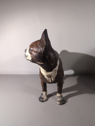 Fermaporta Boston Terrier in ghisa (M4R) alto 9" (JSF6) - Foto 2 di 7