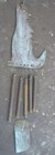 1989 Copper Howling Wolf/Coyote Wind Chime "The Metal Man"