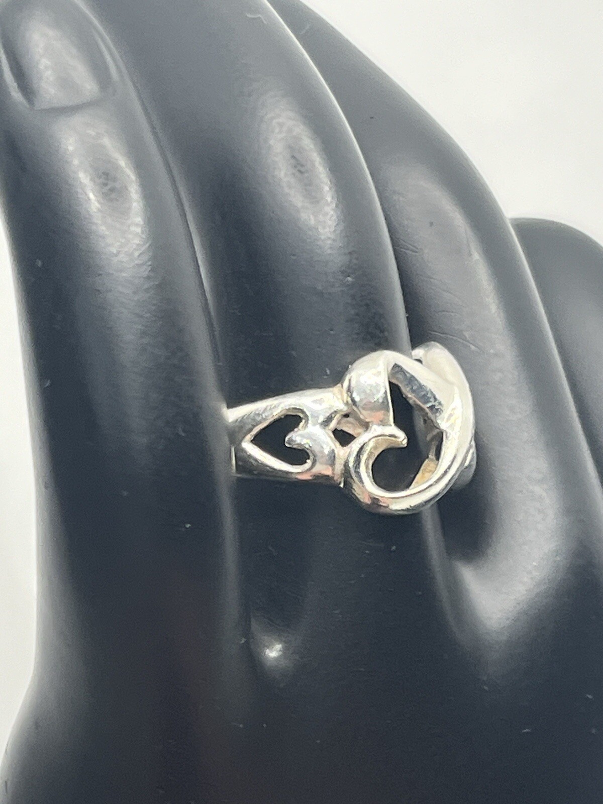 Sterling silver interlocking double infinity hear… - image 5