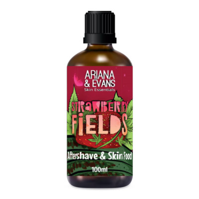 AFTERSHAVE Strawberry Fields - ARIANA & EVANS made in USA - 100ml Aloe Vera Saft