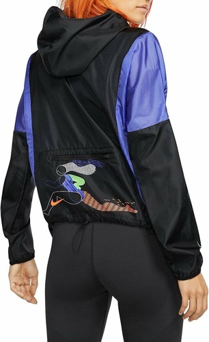 WOMENS NIKE ,,Berlin'' HOODED RUNNING REPEL JACKET SIZE M , L (CK1741 010) - Picture 6 of 7