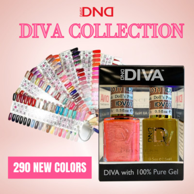 DND DUO DIVA COLLECTION MATCHING GEL & LACQUER #250-290 *PART 2 - Pick Any*