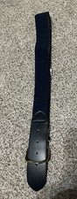 Epic Adult Leather Tab Adjustable Baseball Belt Navy