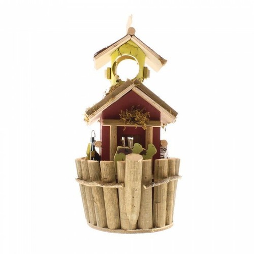 GARDEN HOME DECOR NOAHS ARK BIRD HOUSE BIRDHOUSE - Imagen 5 de 9