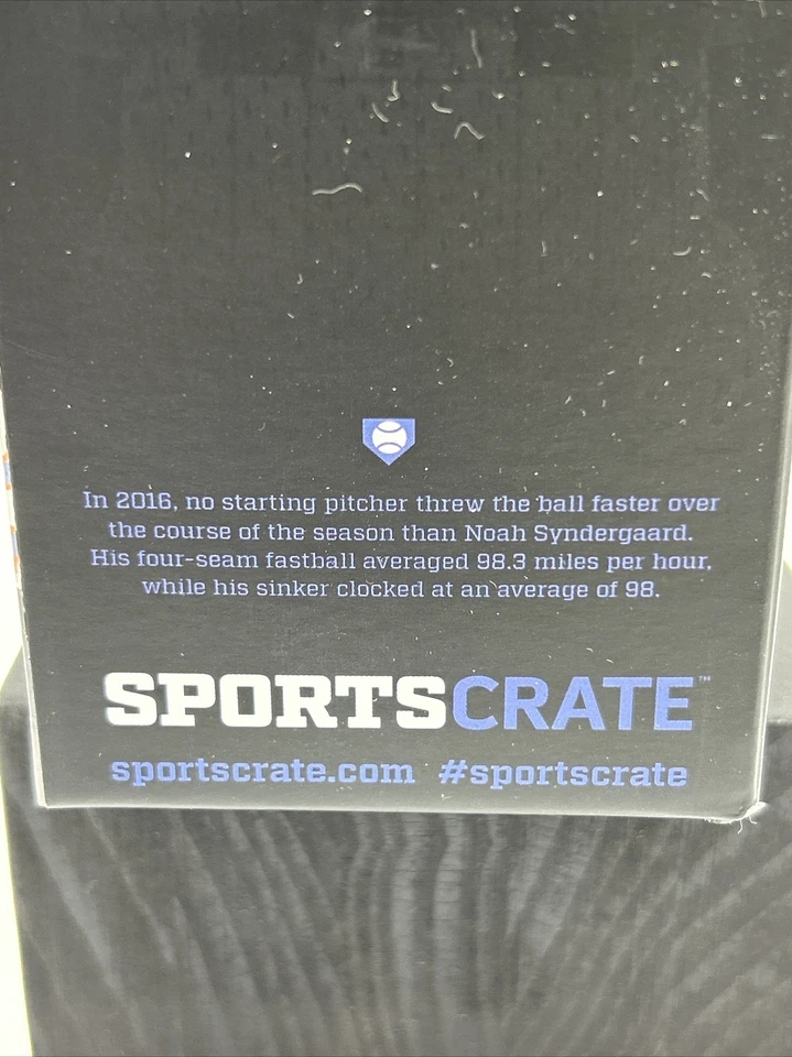 Noah Syndergaard New York Mets MLB Sports Crate 4-Inch Action Figure – New - Image 4 of 4