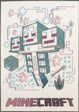 Panini Minecraft: Time To Mine Trading Card - #118 The Wither - SKETCH CARD