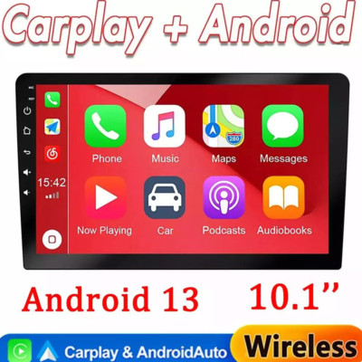 Android 13 GPS Car Stereo Navigation Radio WIFI CarPlay Touch Screen 64GB+Camera
