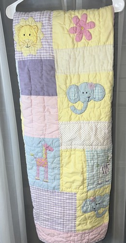 Baby Girl Crib Quilt The Company Store 34 1/2” x 48” Cotton Wall Decor - Picture 3 of 3