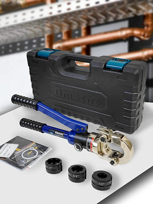 Hydraulic Copper Pipe Crimping Tube Fitting Compact Press Tool Ergonomic Grip