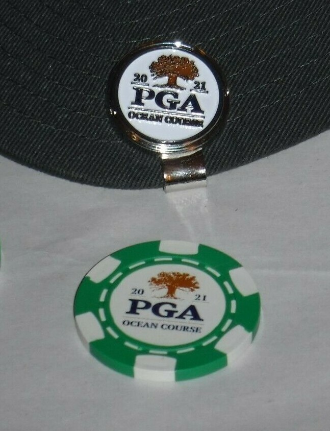 PGA Championship 2021 kiawah Island Ocean Course Hat Clip Ball Marker