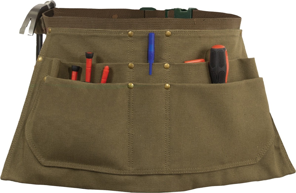 Rothco Olive Canvas Waist Work Apron Woodwork Tool Waist